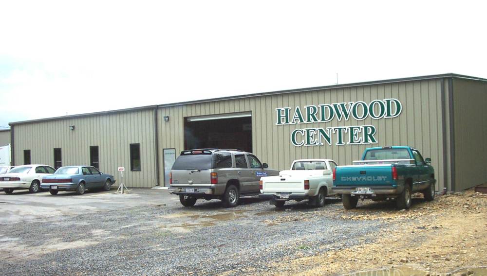 Hardwood Center historical ribbon cutting